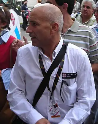 Álvaro Pino tijdens de Ronde van Spanje 2009