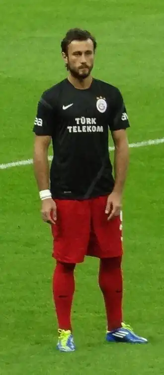 Birinci in het tenue van Galatasaray SK.