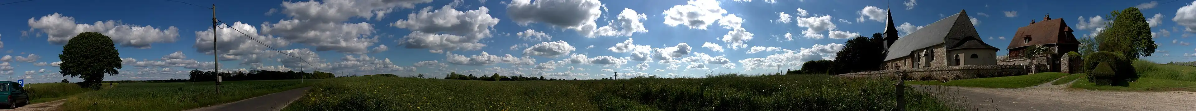 Voor de kerk Saint-Pierre (Sint-Pieter)