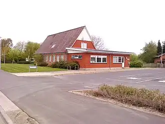 Het voormalige stationsgebouw in 2012