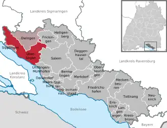 Kaart van Überlingen