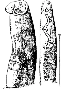 Stele met een verscheidenheid aan symbolen