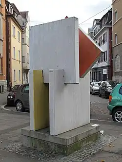 Die vier Farben des Kantenspektrums, sich gegenüberstehend (1987), Stuttgart