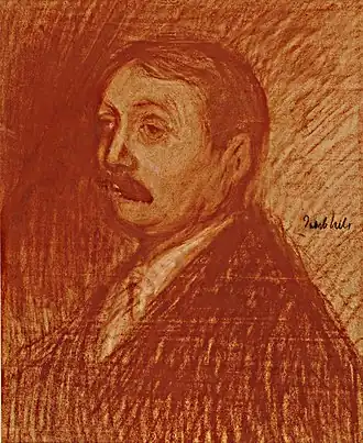 Tekening van Charles Claessens door Jakob Smits, Collectie Jakob Smitsmuseum