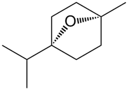 Structuurformule van 1,4-cineool