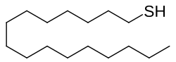 Structuurformule van 1-hexadecaanthiol