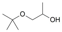 Structuurformule van 1-tert-butoxypropan-2-ol