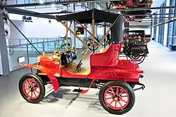 Laurin & Klement Type A: phaeton met kap