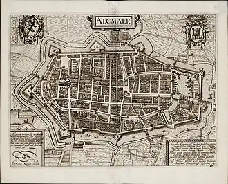 Alkmaar in 1603 (Pieter van der Keere)