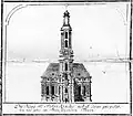 De Petruskerk in 1731