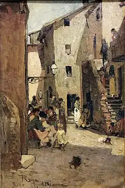 Hans Peter Feddersen: Het ghetto in Rome III (1877).