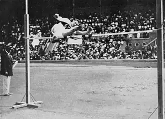 Liesche tijdens de Olympische Spelen in 1912.
