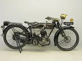 Ook een doorontwikkeling van het Model L/2: het 500cc-Model L/S uit 1926.