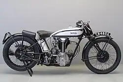 Het eerste Garden gate frame op de Norton CS1