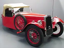 BSA TW34-10  9 HP four seater driewieler uit 1934