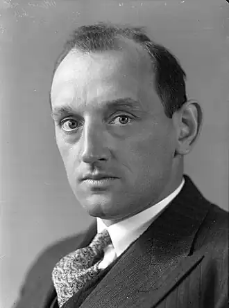 Portret van G.J. van Heuven Goedhart in 1939