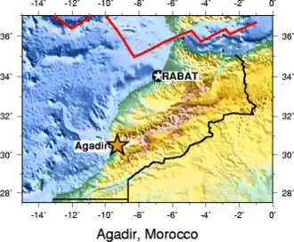 Aardbeving Agadir 1960