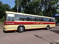 Een vroege MB200 uit 1966 met BOVA-carrosserie van de Autobusonderneming Texel.
