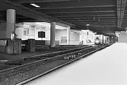 De T-kruising in 1970.