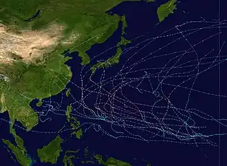 Overzichtskaart van het seizoen