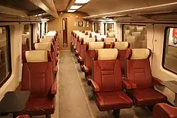 Gerenoveerd interieur 1e klas