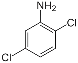 Structuurformule van 2,5-dichlooraniline