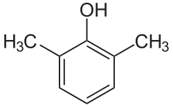 Structuurformule van 2,6-xylenol