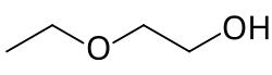 Structuurformule van 2-ethoxyethanol
