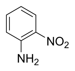 Structuurformule van 2-nitroaniline