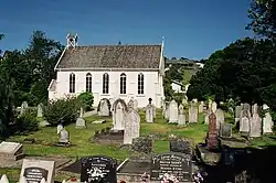 Nieuw-Zeelands oudste kerk, "Christ Church" in Russell (2001)