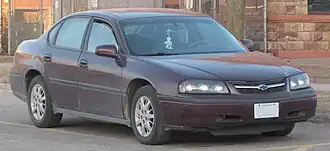 Een Chevrolet Impala uit 2004