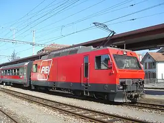  locomotief Ge 4/4 1 te Appenzell