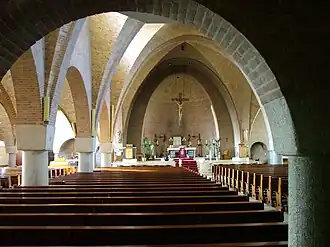 Interieur van de kerk in 2008