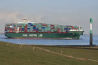 Zusterschip CSCL Europe