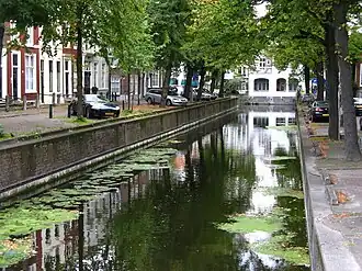 De Nieuwe Uitleg (links) in 2008