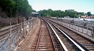 Locatie van het ongeluk op 1 juni 2008.