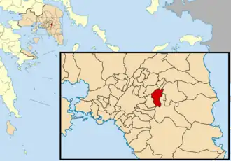 Kaart van Agia Paraskevi