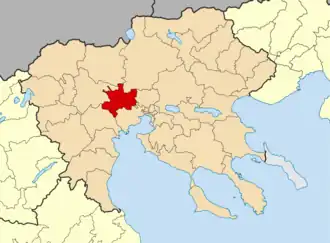 Kaart van Chalkidona