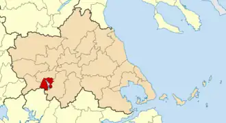 Kaart van Limni Plastira