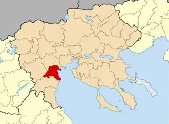 Kaart van Pydna-Kolindros