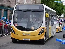 Wright StreetLite van Stagecoach voor de estafetteloop van het Olympische vuur