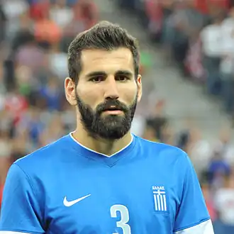 Siovas in 2013 als speler van Griekenland