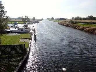 De Arembergergracht gezien vanaf de brug bij Belt-Schutsloot