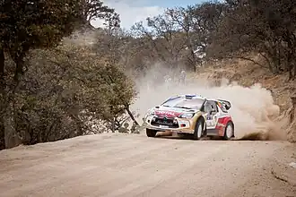 Chris Atkinson maakte een gastoptreden voor Citroën en loodste zijn DS3 WRC naar een zesde plaats toe