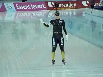 Eriko Ishino tijdens de WK afstanden 2013