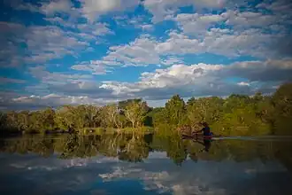 De rivier bij Cassembe