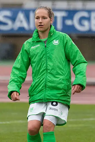 Peter bij VfL Wolfsburg in 2015