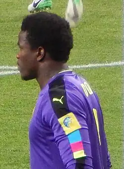 Ondoa in 2017 met Kameroen