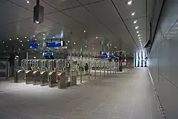 Metrostation Vijzelgracht, zuidelijke stationshal, januari 2018