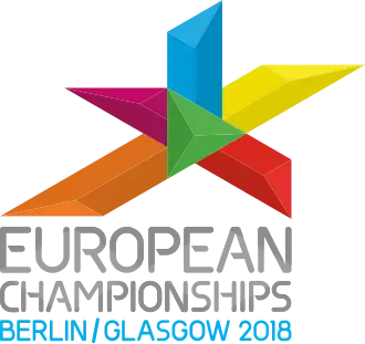 Het logo "Mark of a Champion" van de Europese kampioenschappen.
